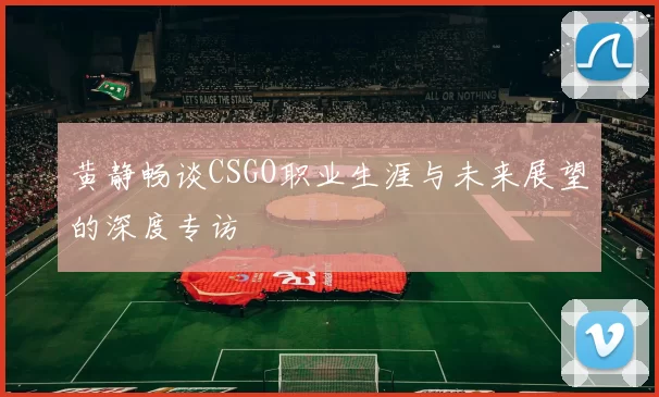 黄静畅谈CSGO职业生涯与未来展望的深度专访